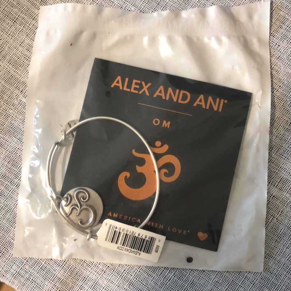 Alex and Ani OM Bangle - Silver
